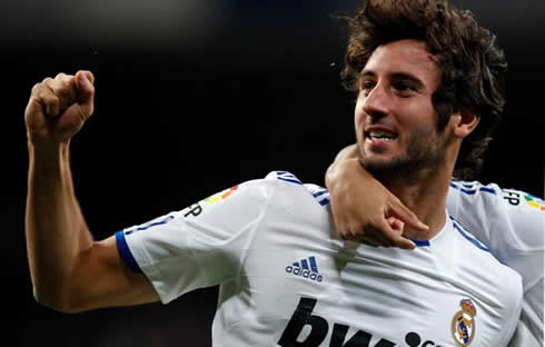 Esteban Granero showing his love and dedication for Real Madrid