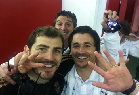 Iker Casillas and Rui Faria in 2012