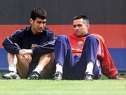 José Mourinho and Pep Guardiola were best friends in Barcelona