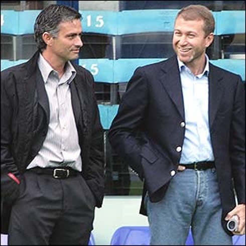 José Mourinho and Roman Abramovich, in Chelsea FC