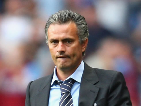 José Mourinho new hairstyle and look, with his hair pulled back