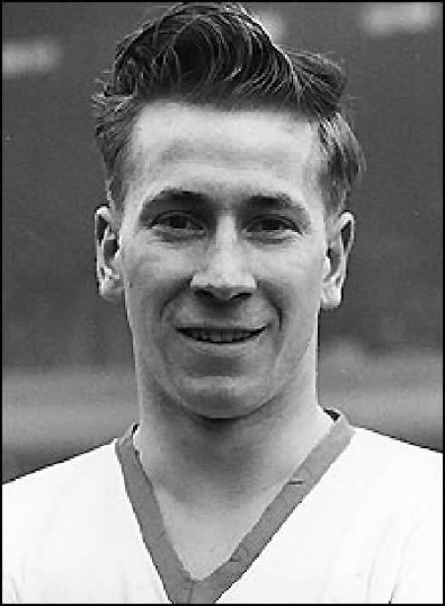 Bobby Charlton very young and still with plenty of hair