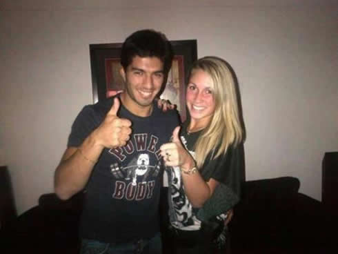 Luis Suárez and Sofia Balbi, his blonde wife and girlfriend