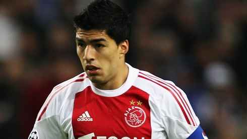 Luis Suárez in action for Ajax Amsterdam, in 2009