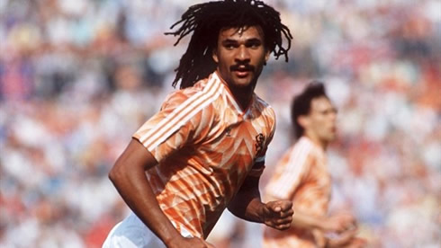 Ruud Gullit hair cut, on his prime for Holland and Netherlands