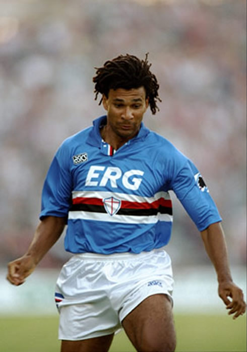 Ruud Gullit playing for Sampdoria