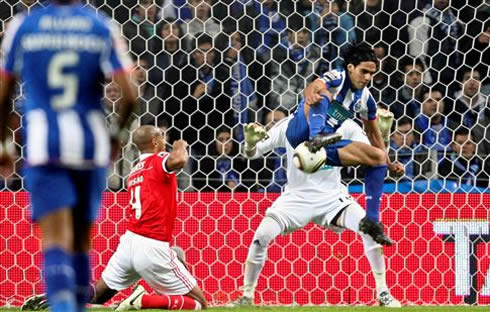 Radamel Falcao acrobatic back heel goal, in FC Porto vs Benfica