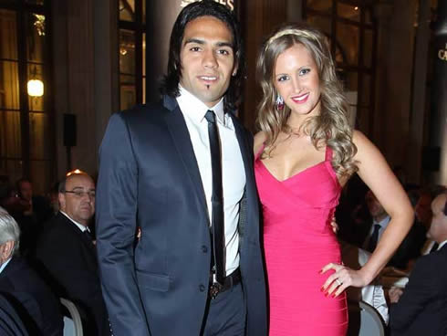 Radamel Falcao and girlfriend, Lorelei Taron