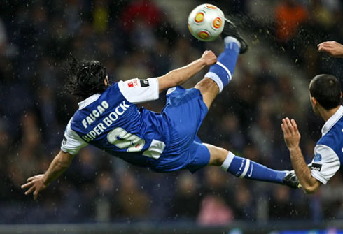 Radamel Falcao bicycle kick goal, for F.C. Porto