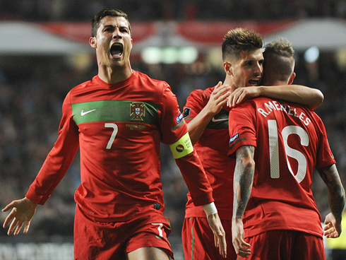 Cristiano Ronaldo, Portuguese captain at the EURO 2012