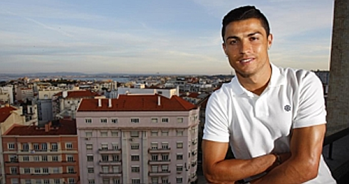 Cristiano Ronaldo photo for the interview granted to MARCA, before the EURO 2012