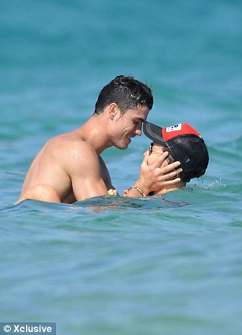 Cristiano Ronaldo on vacations with Irina Shayk and kissing his Russian girlfriend in 2012