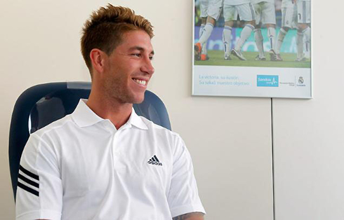 Sergio Ramos new look and haircut, for the 2012-2013 season