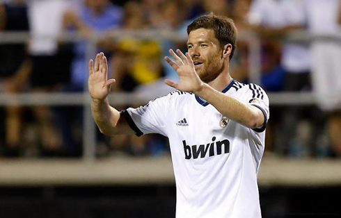 Xabi Alonso in Real Madrid pre-season 2012-2013