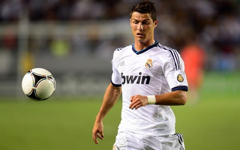 Cristiano Ronaldo in action, on the beginning of the Real Madrid pre-season in the United States, in 2012