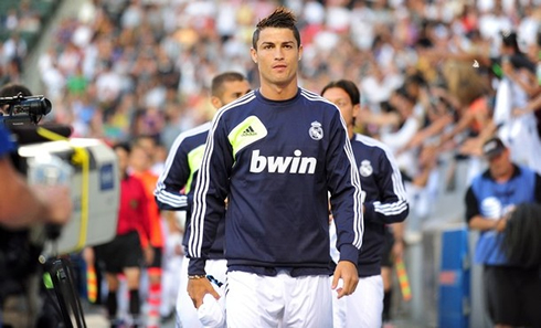 Cristiano Ronaldo, soccer superstar from Real Madrid, in the United States in 2012-2013