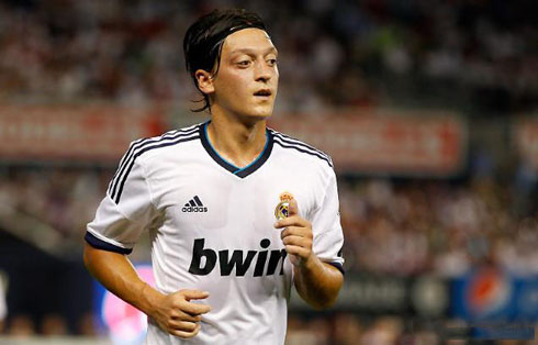 Mesut Ozil in action for Real Madrid, in 2012-2013