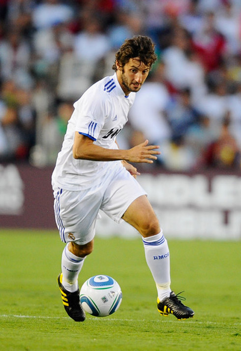 Esteban Granero in action for Real Madrid, at the 2012-2012 pre-season