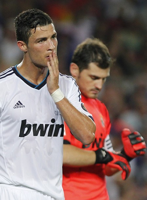 Cristiano Ronaldo and Iker Casillas, in Real Madrid 2012