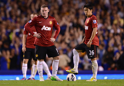 Wayne Rooney and Shinji Kagawa, in Manchester United 2012-2013