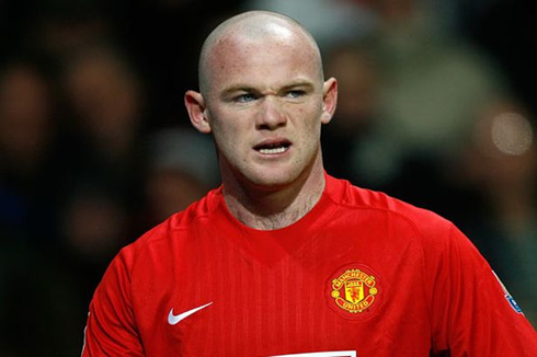 Wayne Rooney bald in Manchester United 2012-2013