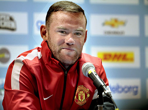 Wayne Rooney with his new beard look, in 2012