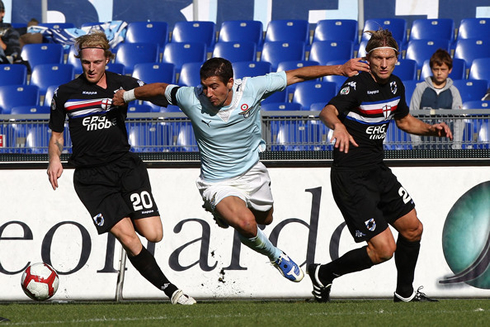 Kolarov in action for Lazio