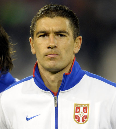 Kolarov photo in the Serbian National Team, in 2012