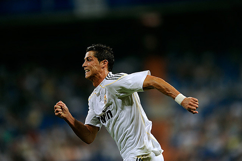Cristiano Ronaldo big effort in a game for Real Madrid