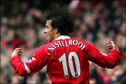 Ruud van Nistelrooy, Dutch Manchester United number 10 forward