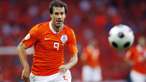 Ruud van Nistelrooy playing for the Netherlands/Holland National Team