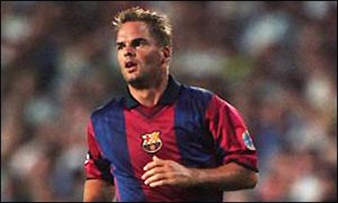 Ronald de Boer during his years in Barcelona, in 1999-2000