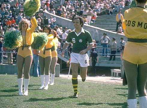 Franz Beckenbauer debut for the New York Cosmos, in 1977-1978
