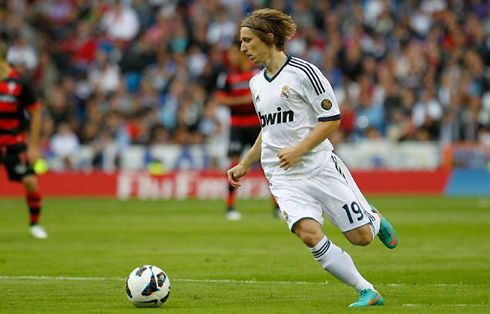 Luka Modric class, playing for Real Madrid in La Liga 2012-2013