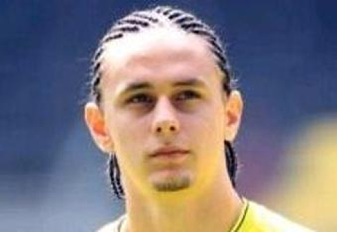 Neven Subotić, a football player with an original style and hair braids