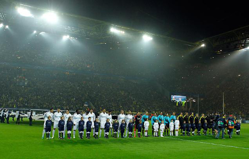 The Signal Iduna Park stadium fully packed in Borussia Dortmund vs Real Madrid, for the UEFA Champions League 2012-2013