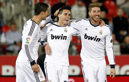 Cristiano Ronaldo friendship with Callejón and Sergio Ramos, in Real Madrid 2012-2013