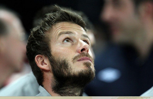 David Beckham new beard style in 2012-2013