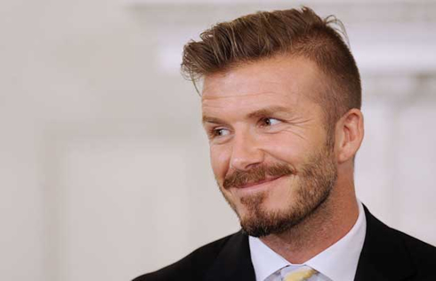 David Beckham ugly looks, haircut and mustache, in 2012-2013