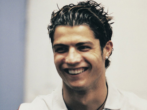 Cristiano Ronaldo hairstyle and haircut when he was young