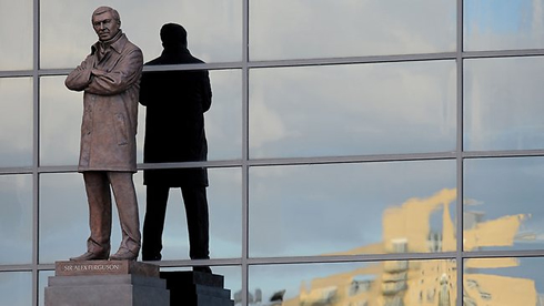 Sir Alex Ferguson statue at Old Trafford, as a Manchester United tribute made in November 2012