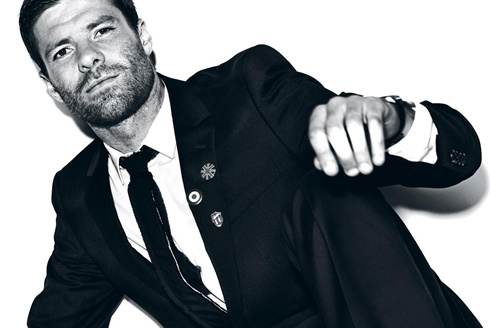 Xabi Alonso in Hugo Boss ad photoshoot campaign