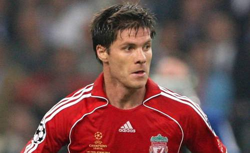 Xabi Alonso in action for Liverpool FC