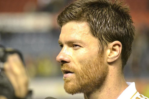 Xabi Alonso, the most beautiful soccer player, with a stylish beard in 2012-2013