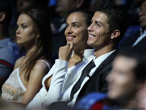 Cristiano Ronaldo and Irina Shayk attending a gala and ceremony event together, in 2012-2013
