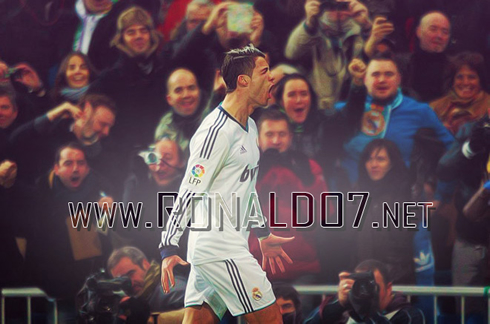 Cristiano Ronaldo addicted to score wallpaper, in Real Madrid 2012-2013