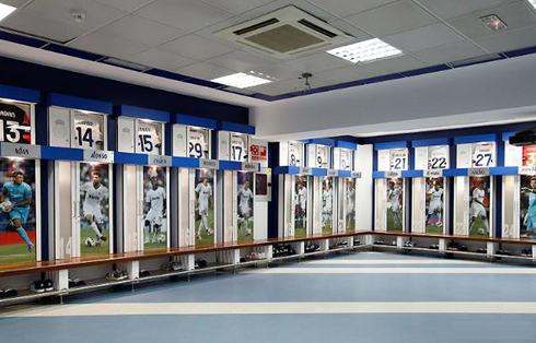 Real Madrid dressing rooms at the Santiago Bernabéu, photo 3