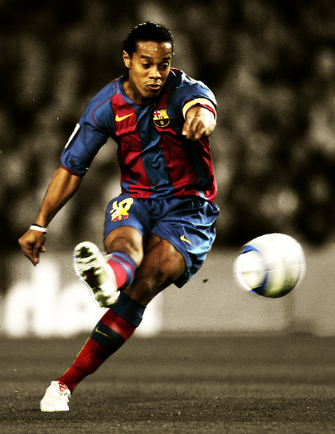 Ronaldinho wallpaper in Barcelona