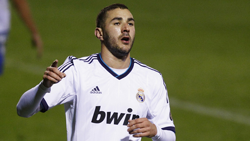 Karim Benzema sick face