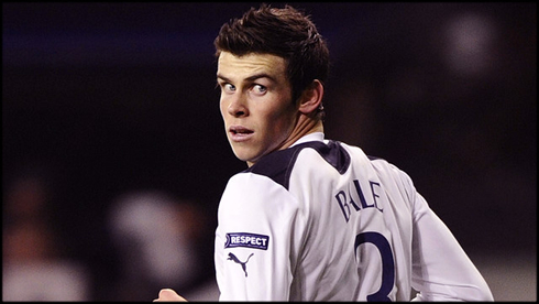 Gareth Bale, Tottenham's left winger, in 2012-2013